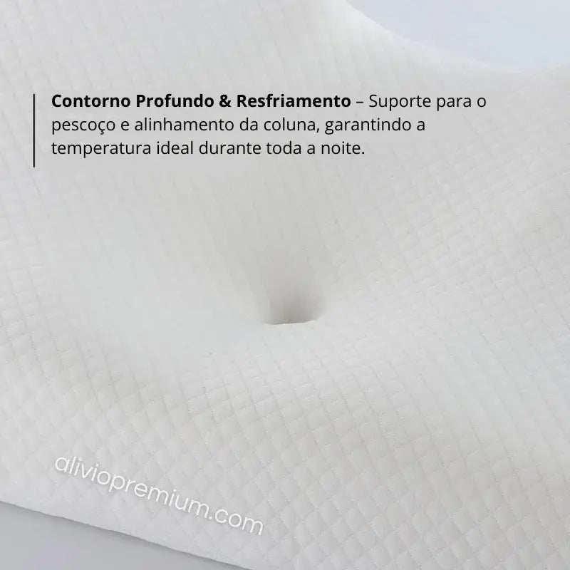 Travesseiro Cervical Deluxe - Alívio Premium Alivio Premium
