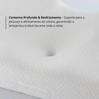 Travesseiro Cervical Deluxe - Alívio Premium Alivio Premium