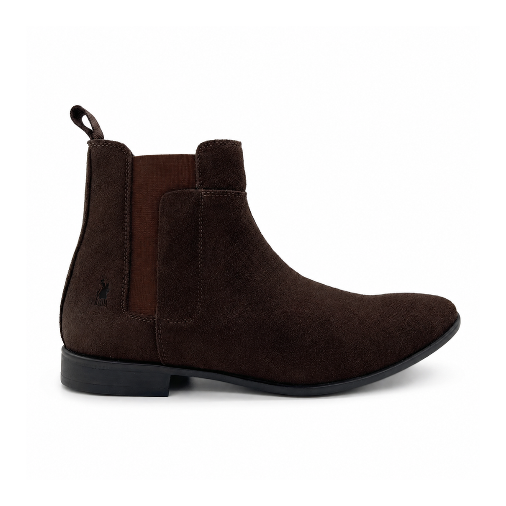 BOTA MASCULINA TOADA ORIGINAL EM COURO CAMURÇA Alivio Premium
