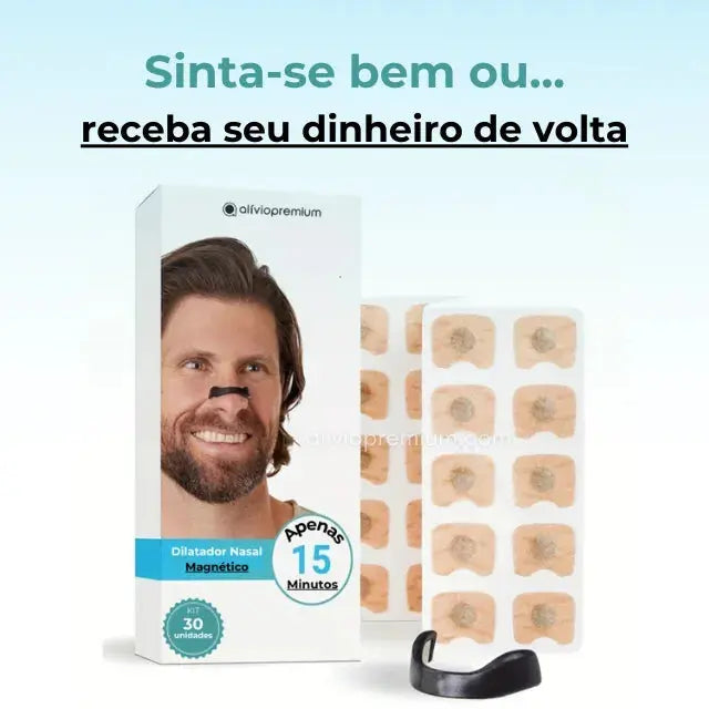 Dilatador Nasal Magnético - Alivio Premium