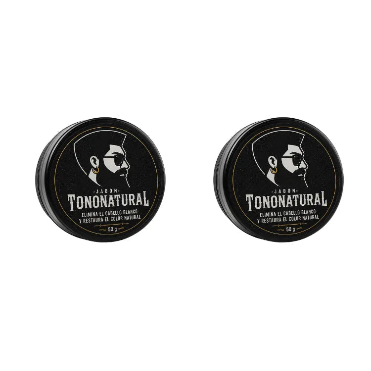 Jabón TonoNatural – Elimina el Cabello Blanco y Restaura el Color Natural Alivio Premium