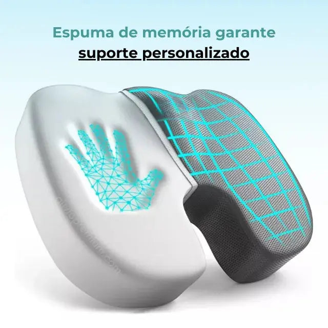 Almofada Assento Ortopedico Coccix Alívio Nasa Gel - Alivio Premium