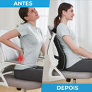 Encosto E Assento Para Apoio Lombar Alivio Premium