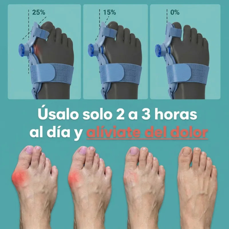 Corrector de Juanete Ajustable Alivio Premium