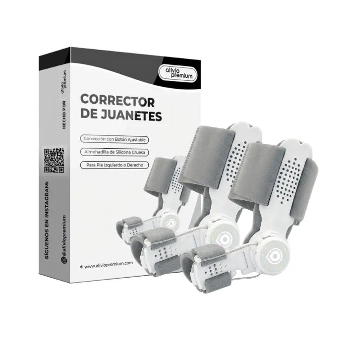 Órtese Corretor de Joanetes Suporte Ajustável Alivio Premium