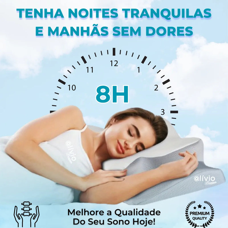 Travesseiro Ortopedico Alívio Premium® Alivio Premium