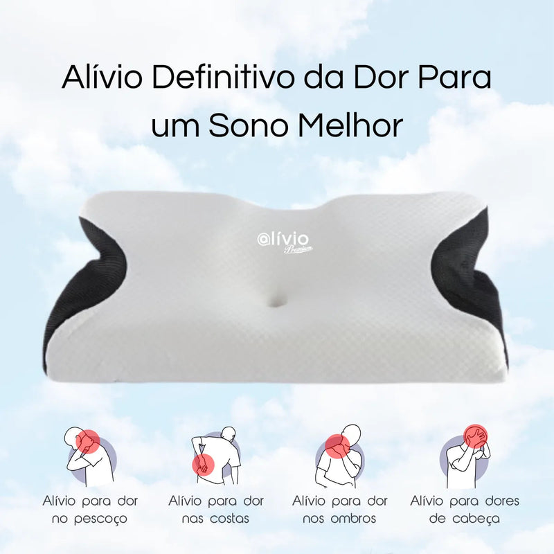 Travesseiro Ortopedico Alívio Premium® Alivio Premium