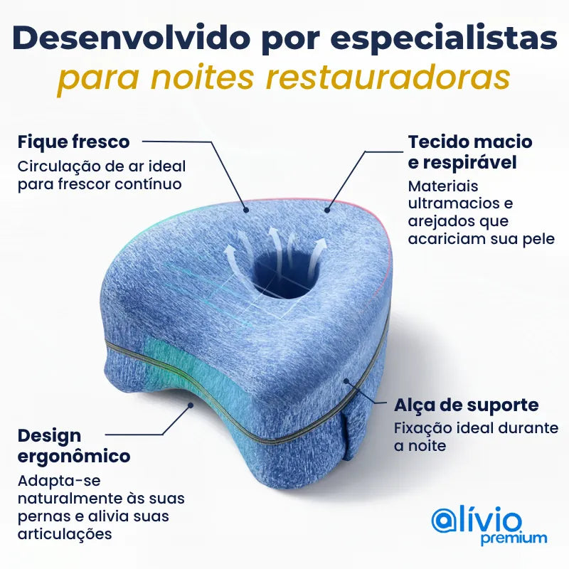Travesseiro Para Perna - Alívio Premium Alivio Premium