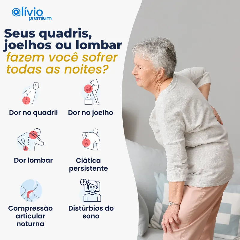 Travesseiro Para Perna - Alívio Premium Alivio Premium
