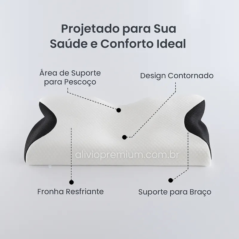 Travesseiro Ortopedico Premium - Relief™ Alivio Premium