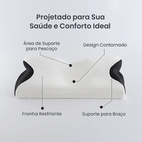 Travesseiro Ortopedico Premium - Relief™ Alivio Premium