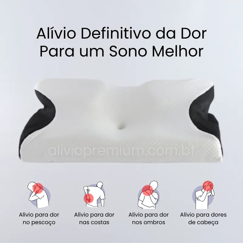 Travesseiro Ortopedico Premium - Relief™ Alivio Premium